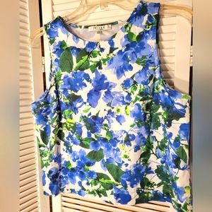 GORGEOUS SLEEVELESS BRIGHT MILLY FLORAL TOP, SZM